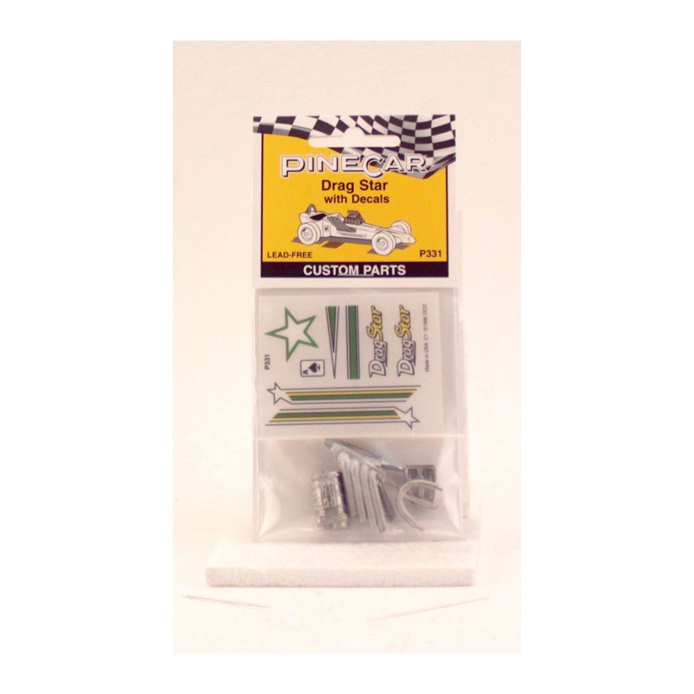 Drag Star Custom Parts with Decals