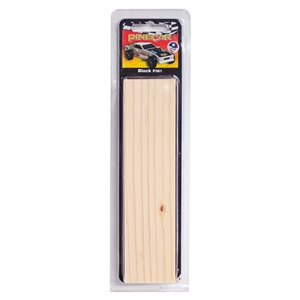 Pinecar P4051 Kit Costruzione Auto Legno – 6 Blocchi Con Ruote E Assi Per Derby