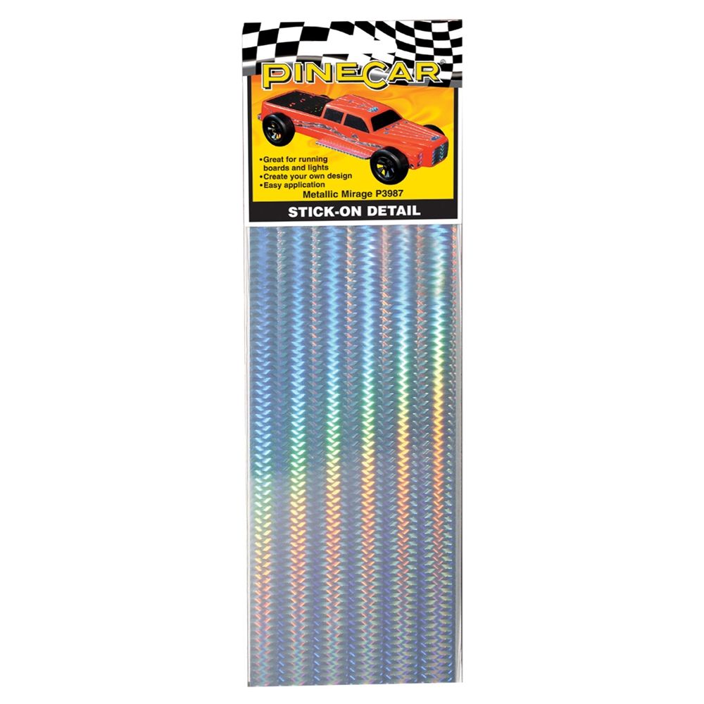 Metallic Mirage Stick-on Detail
