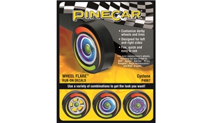 Cyclone Wheel Flare® Rub-on Decals
