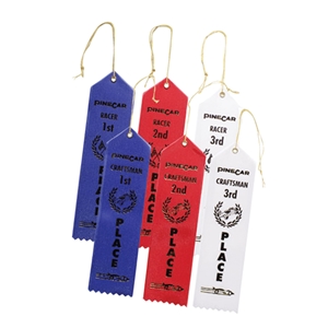 PineCar Winner Ribbons