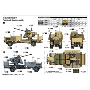 German Army L4500A WWII Armoured Gun Truck w/ 5cm FlaK 41 I