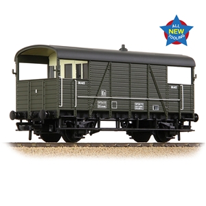 SE&CR 25T 'Dance Hall' Brake Van BR Departmental Olive Green