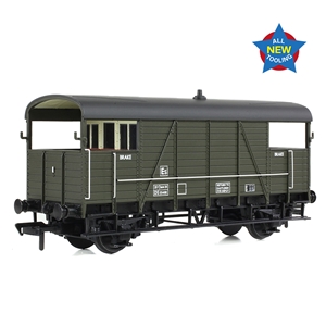 SE&CR 25T 'Dance Hall' Brake Van BR Departmental Olive Green