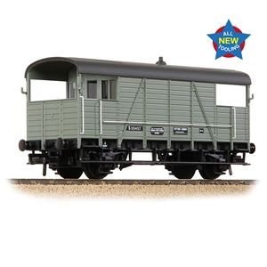 SE&CR 25T 'Dance Hall' Brake Van BR Grey (Early)