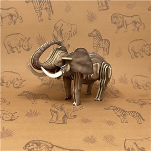 Elephant 3D Wooden Puzzle