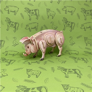 Pig 3D Wooden Puzzle