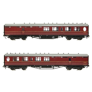 LNER Thompson Brake Second Corridor BR Maroon