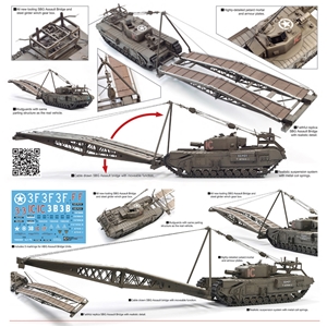 British Army Churchill Mk IV AVRE w/ SBG Bridge