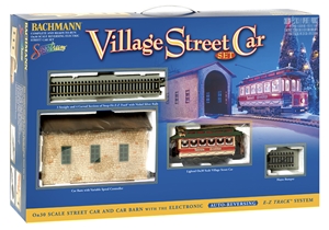 Village Christmas Street Car Set