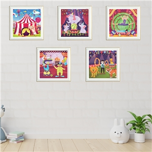 Educational Sticker Puzzle – Circus Carnival