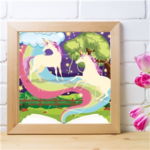 Educational Sticker Puzzle – Magical Unicorn