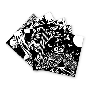 Velvet Colouring Cards – Wild