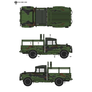 ROK Army K311A1 1¼ ton utility truck, 1998 to date
