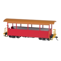 Open Excursion Car - Green with Tan Roof