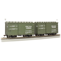 18' Box Cars with Murphy Roof - US QM #122047 & #122105 Green (2/Box)