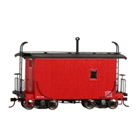 18' Logging Caboose - Caboose Red, Data Only