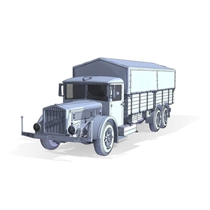 German Army WWII Vomag 8 LR LKW Heavy Truck