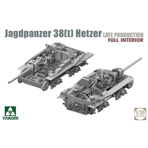 German WWII Jagdpanzer 38(t) Hetzer w/ interior, Late Production