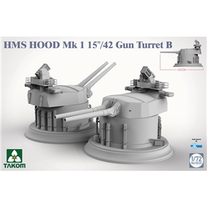British Royal Navy HMS Hood Mk 1 15 /42 Gun Turret B