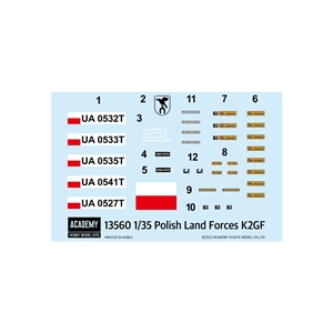 Polish Land Forces K2GF MBT 2023