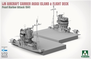IJN Aircraft Carrier Akagi, Island & Flight Deck, Pearl Harbor 1941