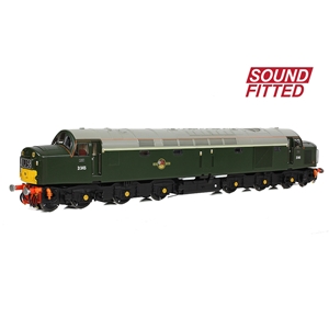 Class 40 Centre Headcode D345 BR Green (Small Yellow Panels)