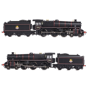 BR Standard 5MT with BR1B Tender 73100 BR Lined Black (Early Emblem)