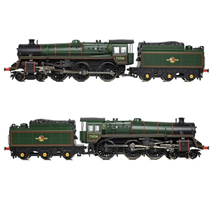 BR Standard 5MT with BR1 Tender 73026 BR Lined Green (Late Crest)