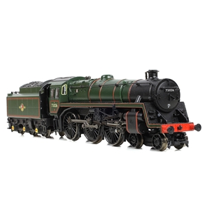 BR Standard 5MT with BR1 Tender 73026 BR Lined Green (Late Crest)