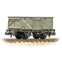 BR 16T Steel Mineral Wagon with Top Flap Doors BR Grey [W]