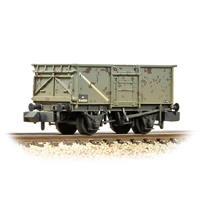 BR 16T Steel Mineral Wagon with Top Flap Doors BR Grey [W]