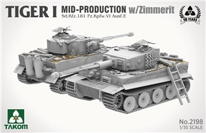 German WWII Tiger I Mid-production w/ Zimmerit