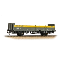BR ZDA 'Bass' Open Wagon Low Ends BR Eng. 'Civil Link' Grey & Yellow