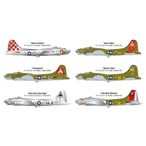 US Air Force B-17G Flying Fortress 'Nose Art' Heavy Bomber Aircraft