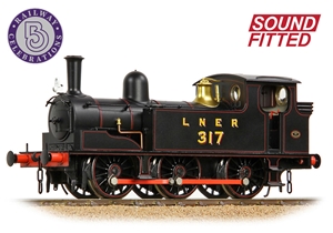 31-066SF NER E (J71) Tank 317 LNER Lined Black