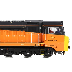 31-591A Class 70 with Air Intake Modifications 70811 Colas Rail Freight - 1