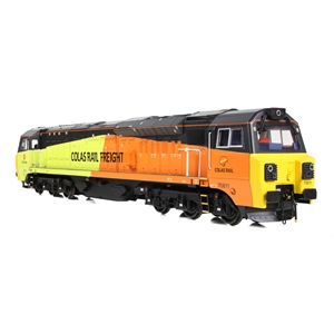 31-591A Class 70 with Air Intake Modifications 70811 Colas Rail Freight - 6