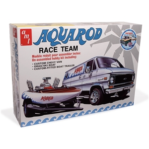 Aquarod Race Team (1975 Chevy Van, Drag/Ski Boat & Trailer)