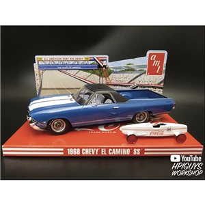 1968 Chevy El Camino SS Car (Coca-Cola) w/ Soap Box Racer