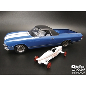 1968 Chevy El Camino SS Car (Coca-Cola) w/ Soap Box Racer