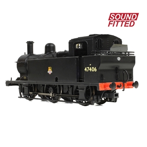 LMS Fowler 3F (Jinty) 47406 BR Black (Early Emblem)