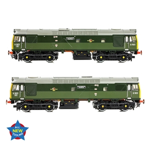 Class 25/3 D7672 'Tamworth Castle' BR Two-Tone Green (Full Yell. Ends)