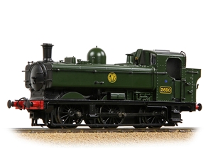 32-198 - GWR 8750 Pannier Tank 3650 GWR Green (Shirtbutton)