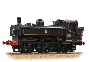 32-205B - GWR 8750 Pannier Tank 9600 BR Lined Black (Early Emblem)
