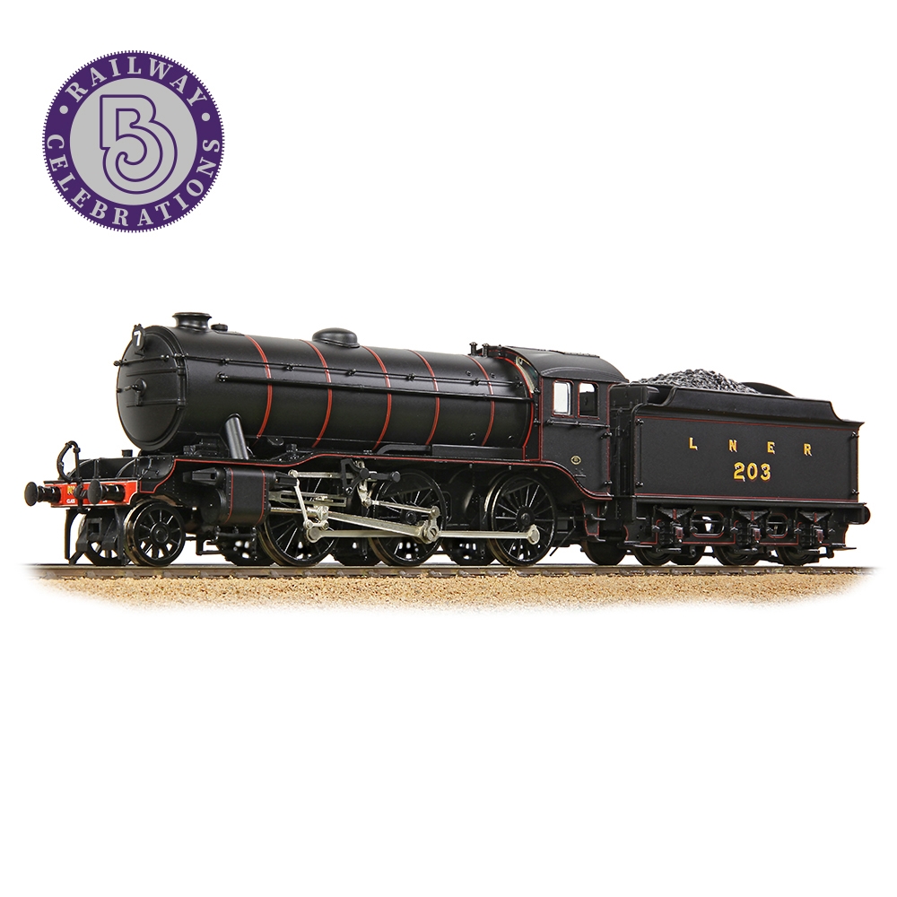 LNER K3 Flared Tender 203 LNER Lined Black