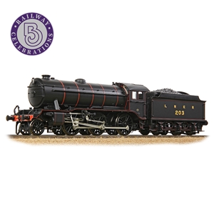 32-279B LNER K3 Flared Tender 203 LNER Lined Black