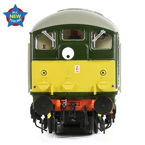 32-415 Class 24/0 D5036 Disc Headcode BR Green (Small Yellow Panels) Cab