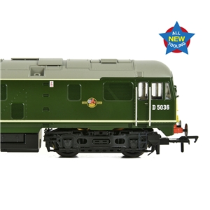 32-415 Class 24/0 D5036 Disc Headcode BR Green (Small Yellow Panels) View 01