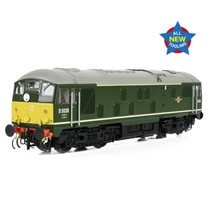 32-415 Class 24/0 D5036 Disc Headcode BR Green (Small Yellow Panels) View 02